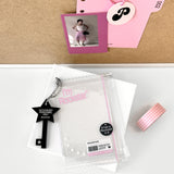 oab pvc pouch / photo card clear pocket