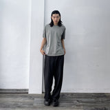 クラウド グレー リラックスド Tシャツ