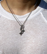 AE LOGO CHAIN PENDANT