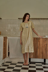 Rivona Short-sleeve One-piece Yellow[24181WOSXN]