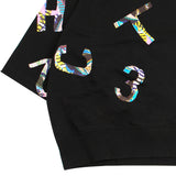 ETHNIC FLOWER LOGO CROP SHORT SLEEVE MTM T-SHIRT(UNISEX)_SYS5TS02BK