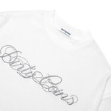 DirtyCoins Script Waffle LS T-Shirt White