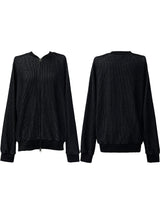 pair wool stripe zip-up (unisex)