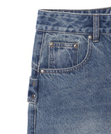 シンチ バック カーブド デニムパンツ(CV2GFFD110A)