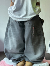 HIGH QUALITY 🩶 ASYMMETRIC RIVET POCKET BALLOON WASHED DENIM 🩶🤎 - 2 COLORS, 2 SIZES