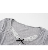Elin Dot Ribbon Tee