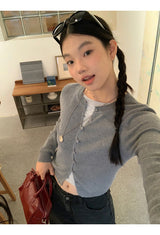 オールレイヤードインナー長袖カーディガン