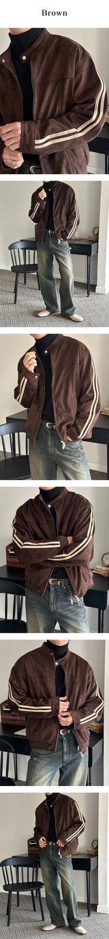 [F/W] Track suede jacket(4color)