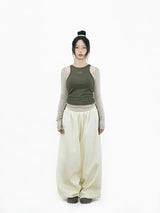 TWIN LAYERED LONG SLEEVE (KHAKI)