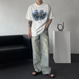 DV denim finger T-shirt (2 colors)