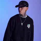 ペインティングボールキャップ / XXXY PAINTING BALL CAP-BLACK