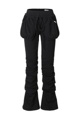 Pocket shirring pants