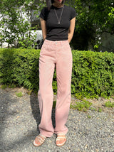 COTTON CANDY DYING SEMI WIDE FIT DENIM PANTS code 21002