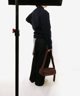 Chunky Buckle Air Bag Eye-Burgundy
