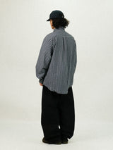 NOF Wrinkle Check Overfit Shirts