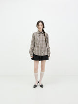 Neucha Wave Shirt Tabac Check