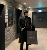  Divine Dart Maxi Overfit Wool Coat