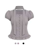 Aven Scarf Tie Blouse
