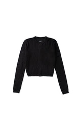 Spring soft cardigan set_black