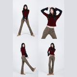 Velvet Pincoat T-Shirt (Wine)