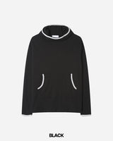 Gets High-neck Waffle Hoodie