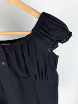 TEXTURE PUFF BLOUSE (3C)