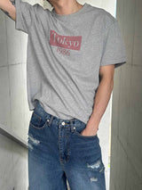 Tokyo logo crop t-shirts(3color)
