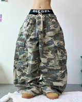 UNIQUE MILITARY CARGO COTTON PANTS💚🖤🤎