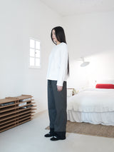CHECK LACE PANTS (BLACK)