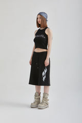 FLARE SLEEVELESS TOP