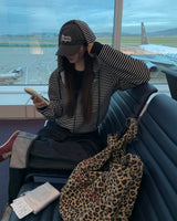 [ORIGINAL] Leisure Leopard Oversized Tote Bag