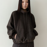 Bean wool pullover / Brown