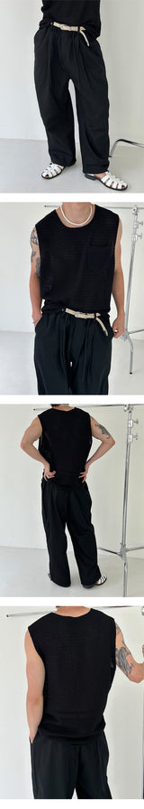 [S/S] Twill cotton wide pants (4color)