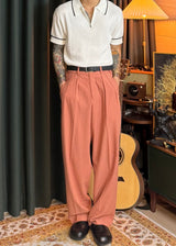 S/S クールファブリックカラースキーム ジッパーカラー ニット 4カラー