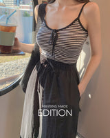 【MADE】Ribbon sleeveless