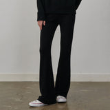 BOOTS CUT PANTS BLACK