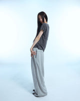 Grunge Claw Camo Eyelet Tee - Charcoal