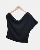 Junek Rose Lace Off-Shoulder Short-Sleeve Top