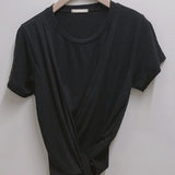 ルイラップド半袖Tシャツ