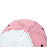 グラフィックアップリケボールキャップ ピンク