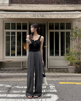 ツァーリピンタックワイドスラックス