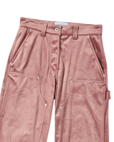 25FW WOMAN ベルベットストレートパンツ ピンク