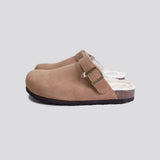 CHUBASCO CANTO FUR BACK STRAP MULE FCC2403 TAN