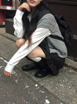 チュエル ティアード バンディング ミニスカート