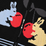 ウィッティーバニーフーディーカーディガン [BLACK]