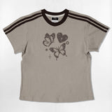 フライ ドット セミクロップ Tシャツ 6カラー