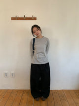 Bokan Stripe Round Long Sleeve Tee