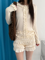 satin smocking bloomer 