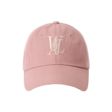 Signature Logo ball cap - DUSTY PINK (PINK LOGO)