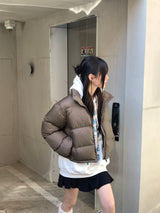 [MADE] オーソン ウェロン パファー クロップ ショート パディング-ダウンジャケット